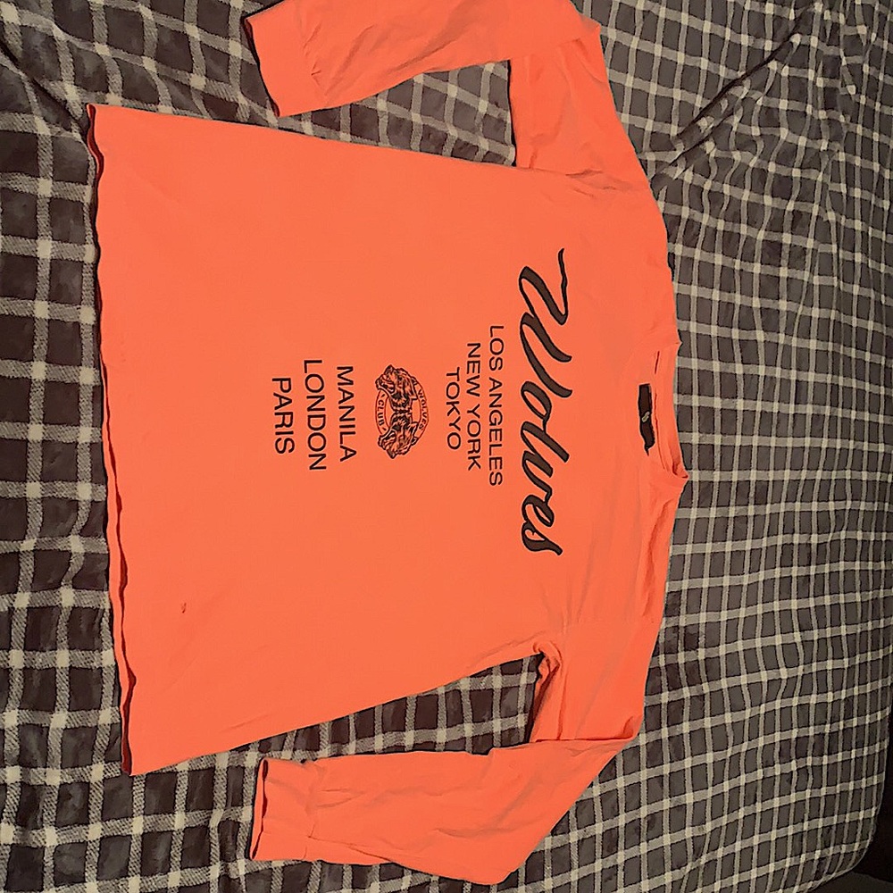 Darc Sport Neon Red Orange Long sleeve (MED)